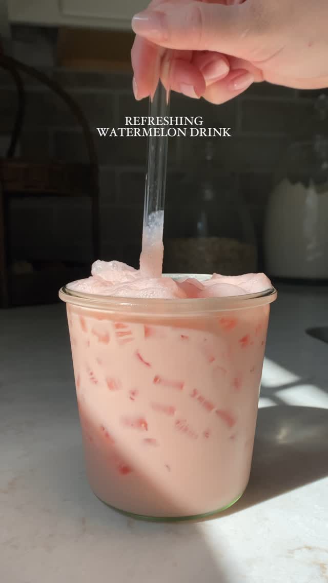 Refreshing Watermelon Yogurt Smoothie