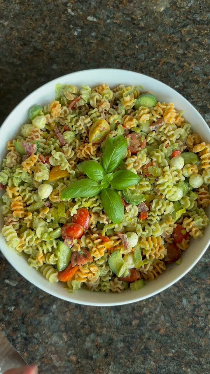 4th of July Antipasto Pasta Salad