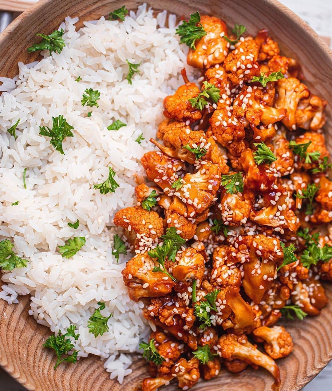 Easy Orange Cauliflower in Sweet and Sour Sauce