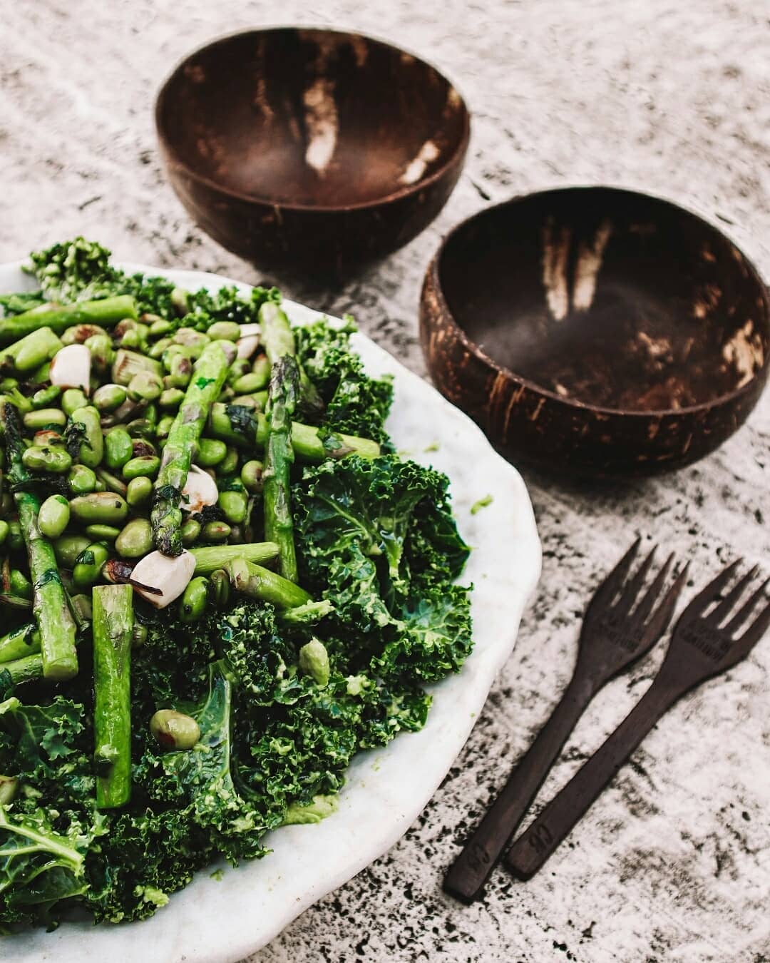 Gratitude Greens with Edamame and Avocado