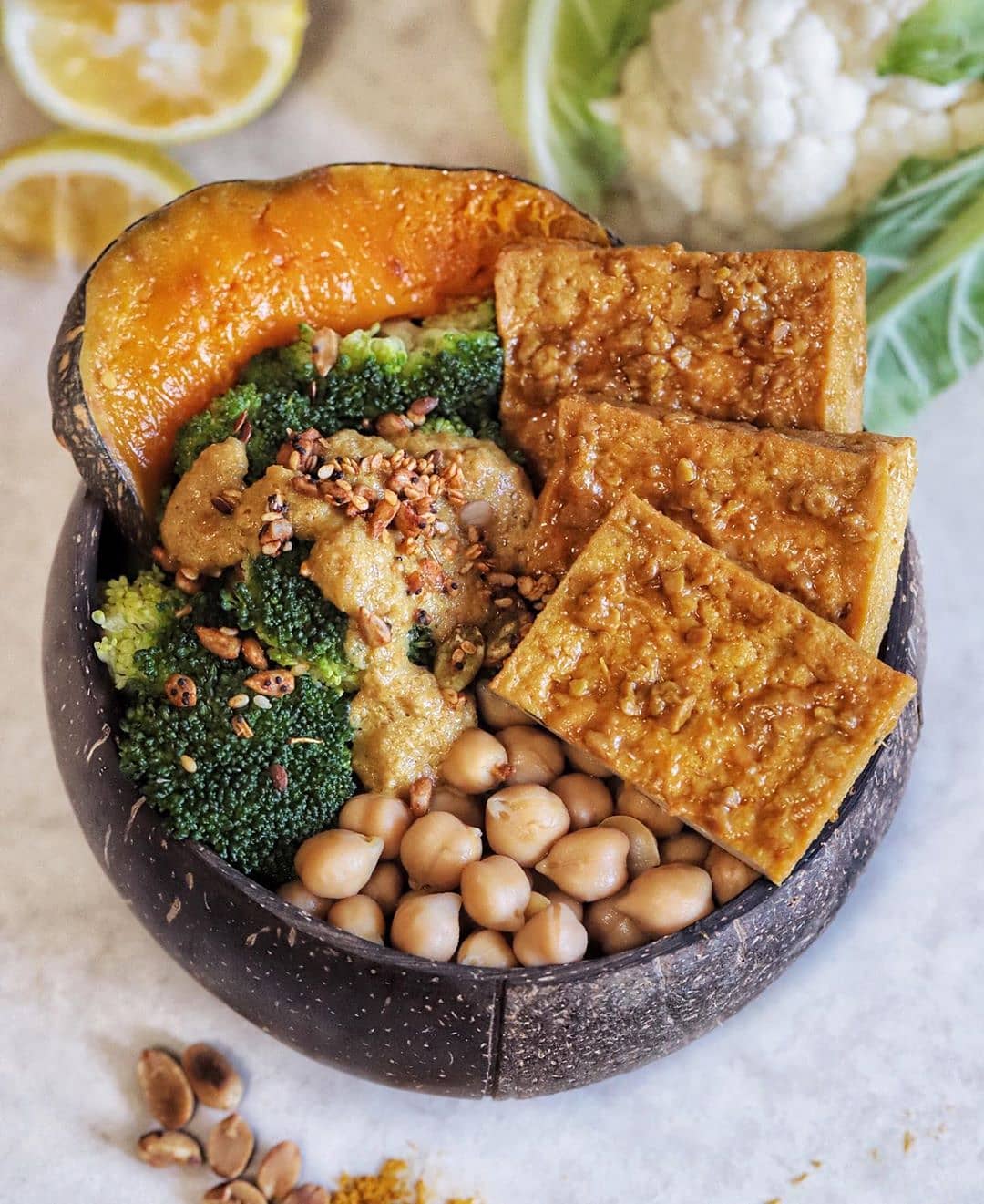 Cauliflower Satay Sauce for Buddha Bowls
