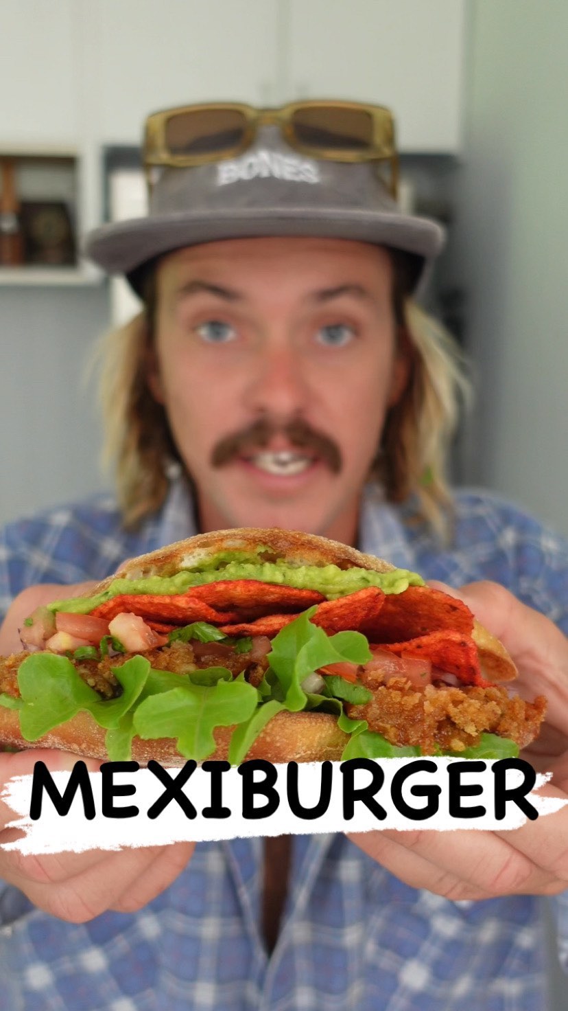 Oyster Mushroom Mexi Burger