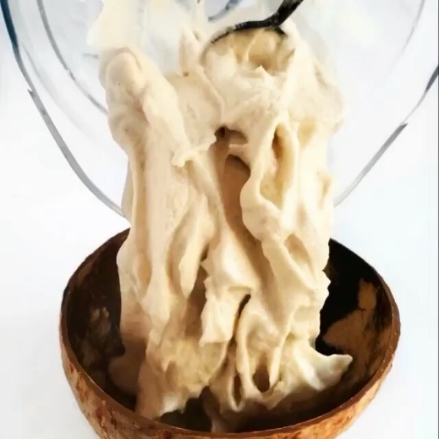 Creamy Vanilla Bean Banana Soft Serve