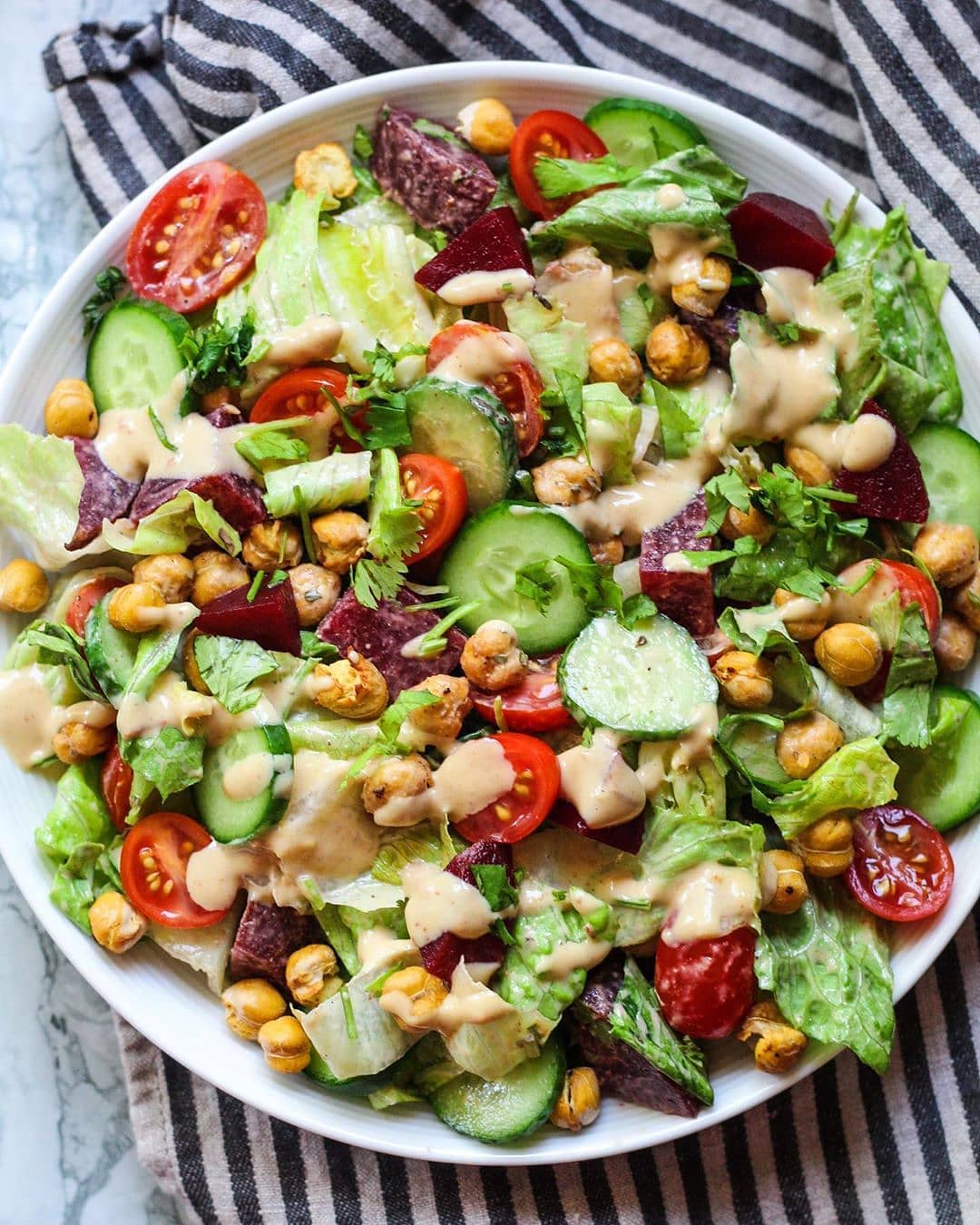 Smoky Roasted Chickpea Salad