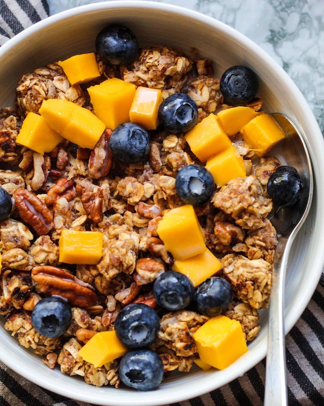 Orange Ginger Granola Clusters