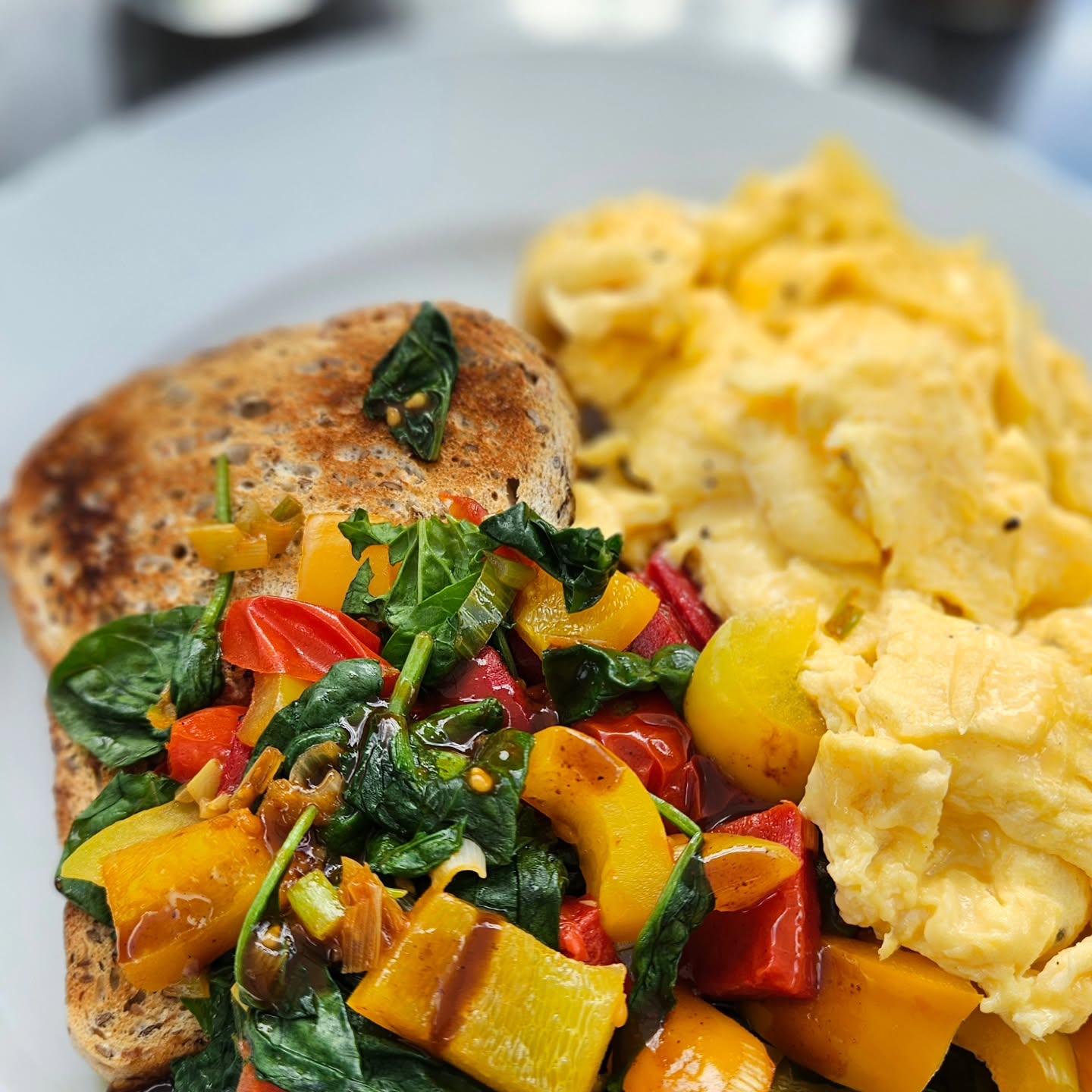 Veggie Scrambled Eggs Brunch Combo
