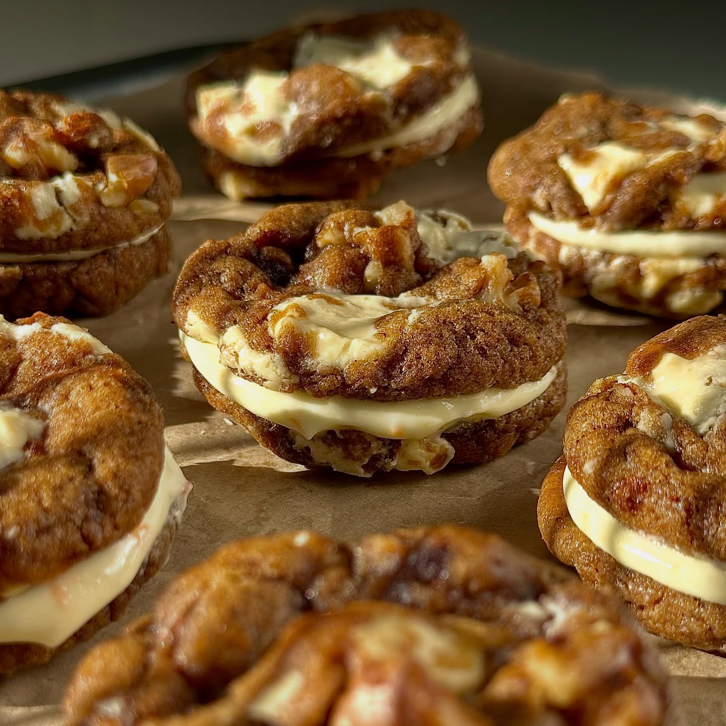 Carrot Cake Cookie Sandwich