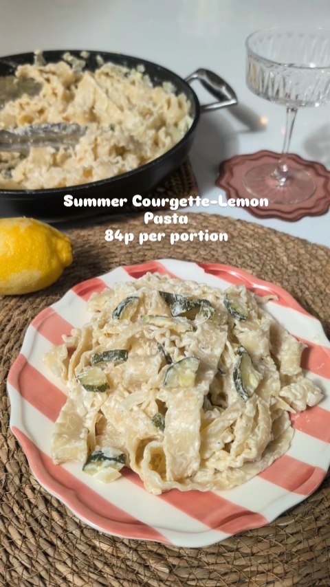 Creamy Courgette Lemon Pasta