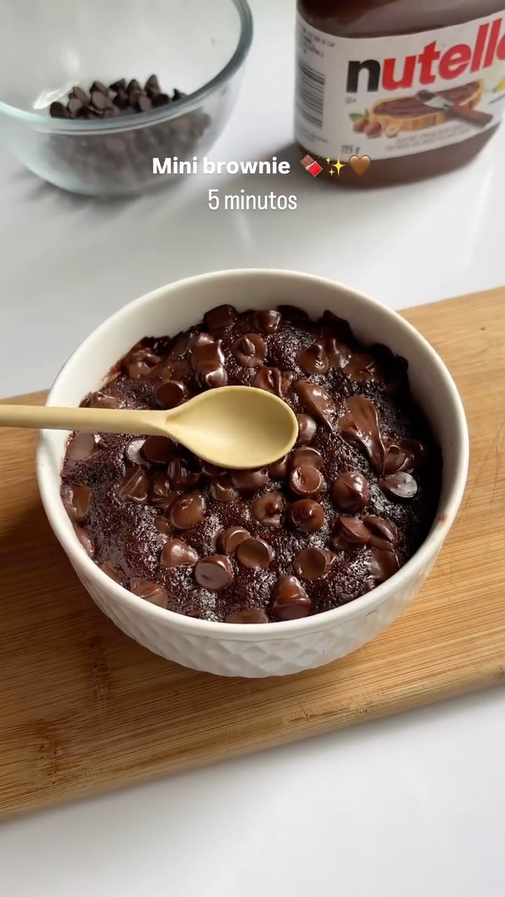 Quick Microwave Brownie in a Mug