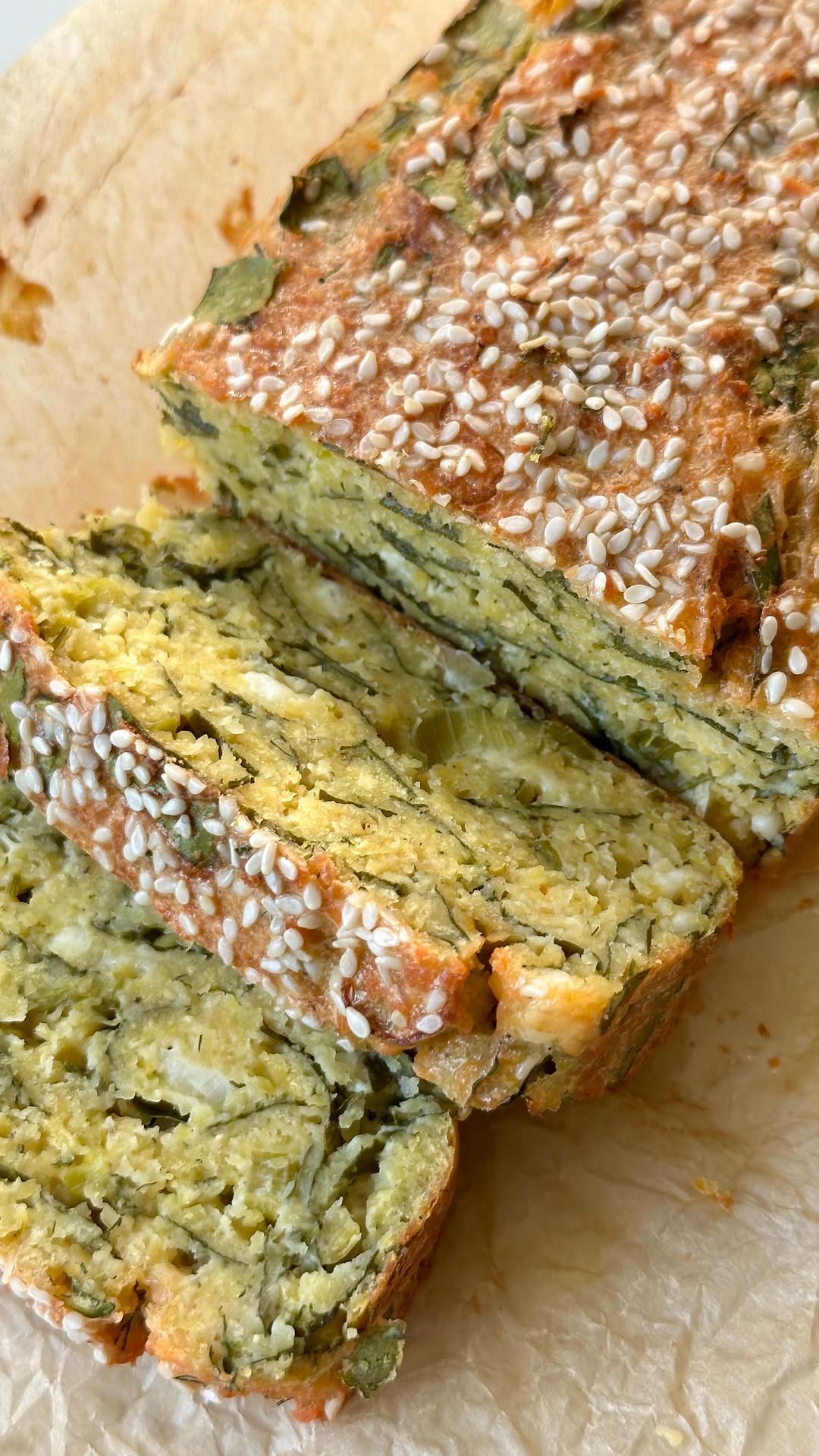 Spinach and Feta Lentil Bread