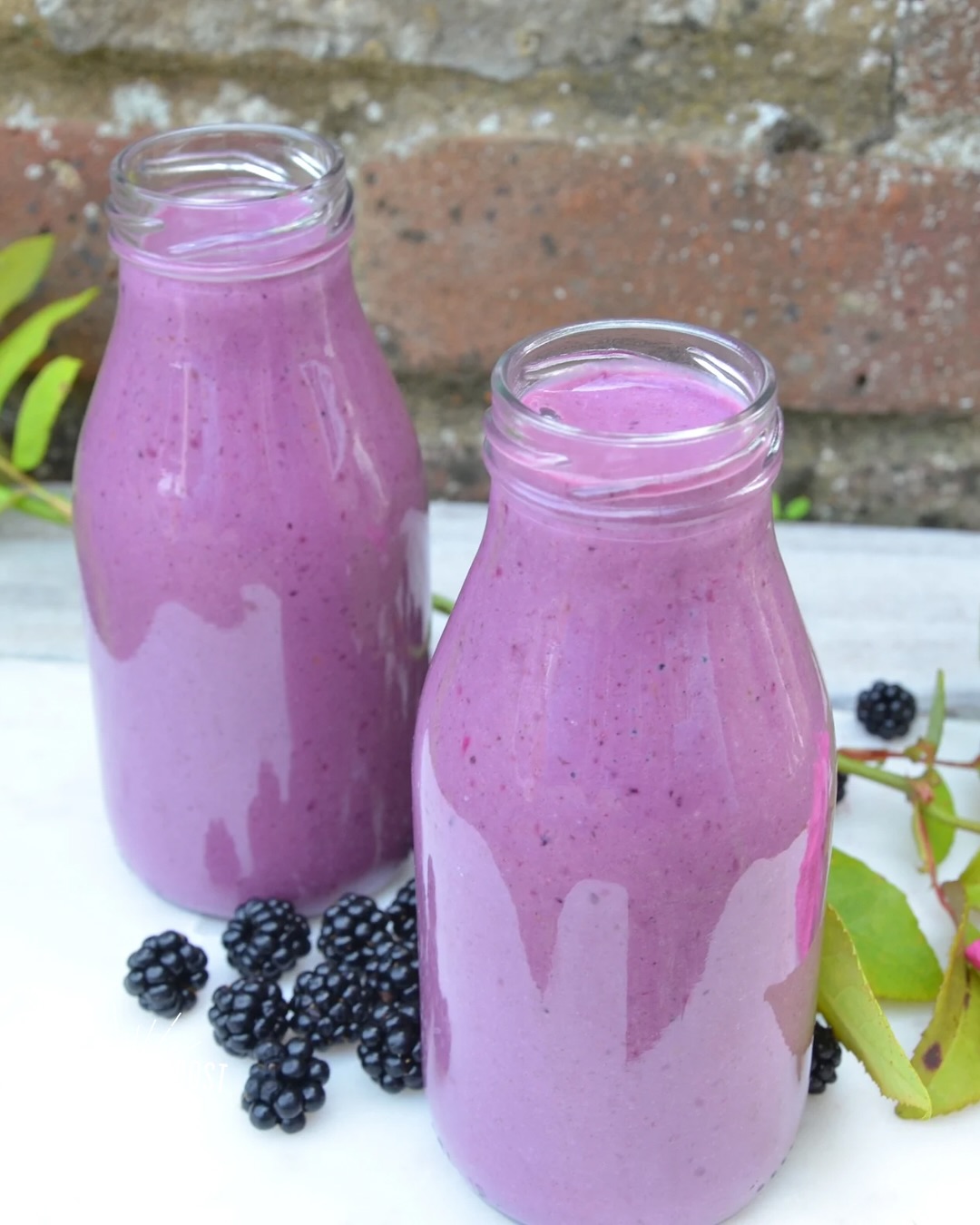 Seasonal Blackberry Kefir Smoothie