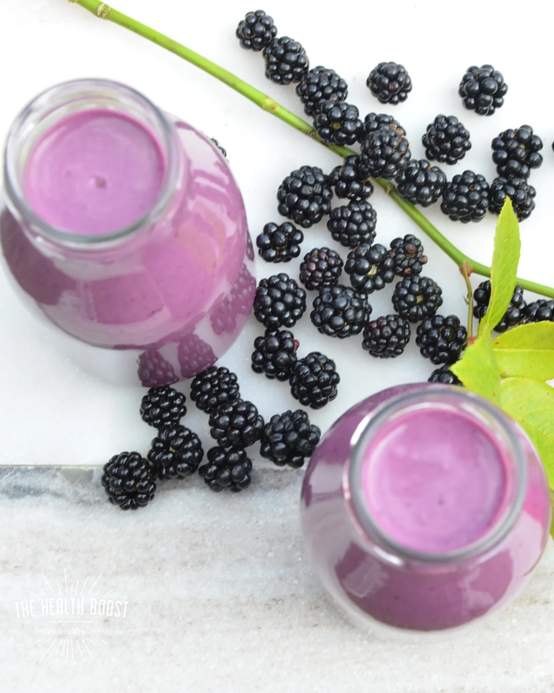 Seasonal Blackberry Kefir Smoothie