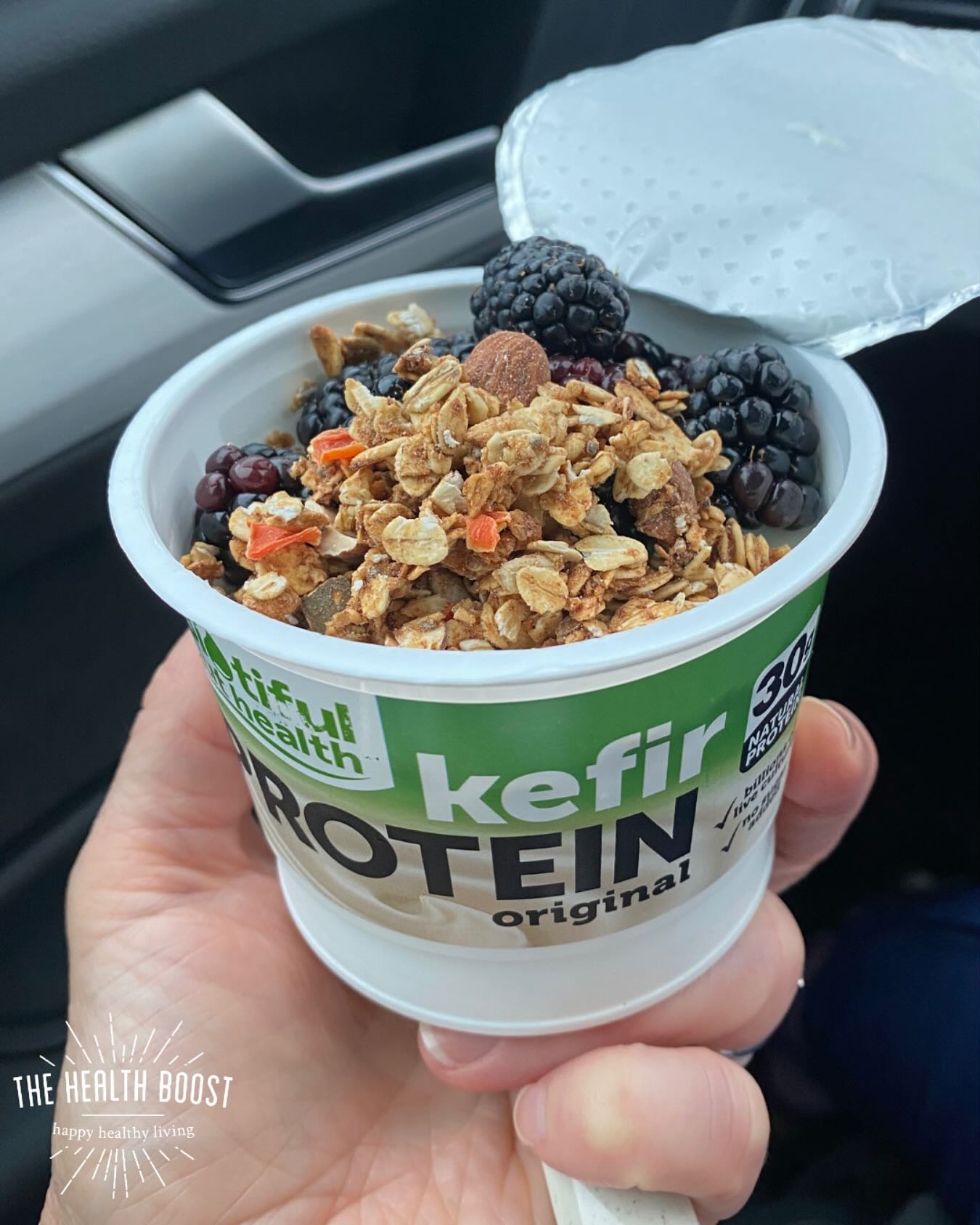 Kefir Breakfast Bowl with Berries and Granola