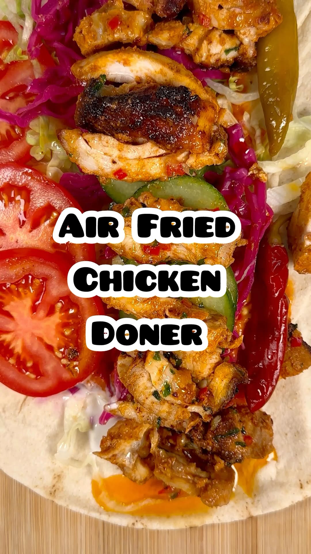 Air Fried Chicken Doner
