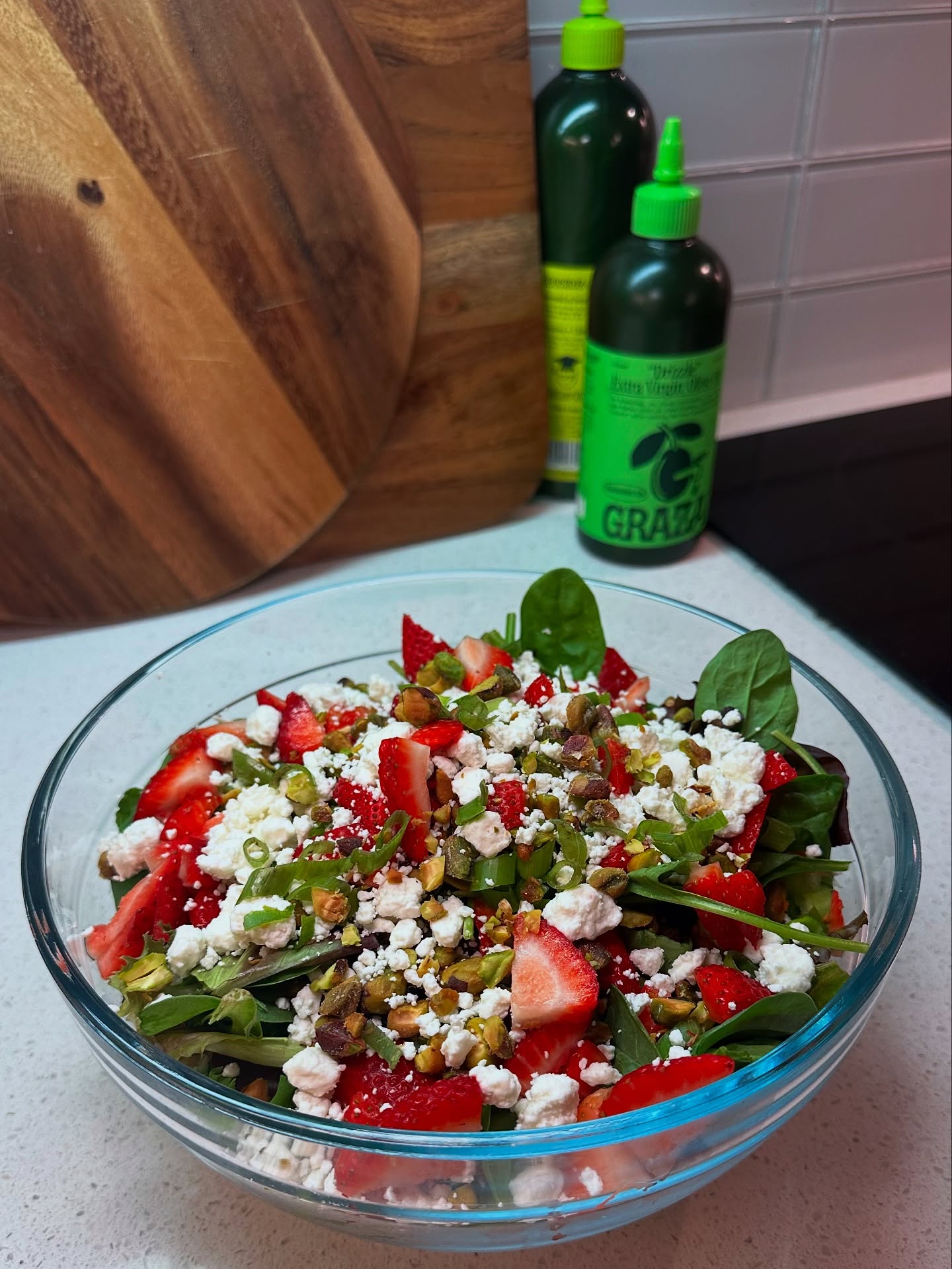 Summer Steak Salad with Strawberries and Cheese
