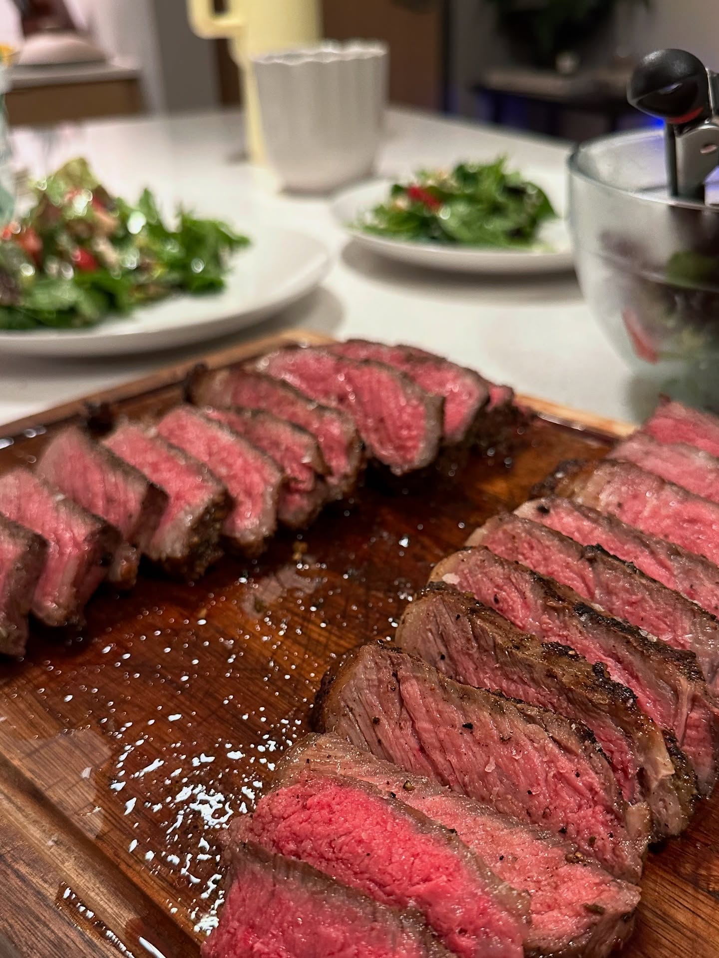 Summer Steak Salad with Strawberries and Cheese