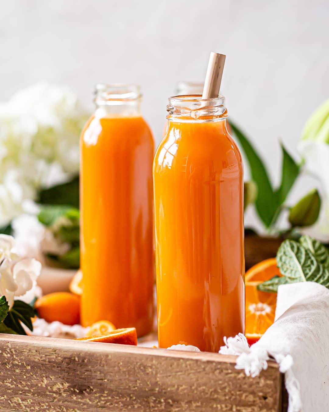 Orange Sunrise Blender Juice