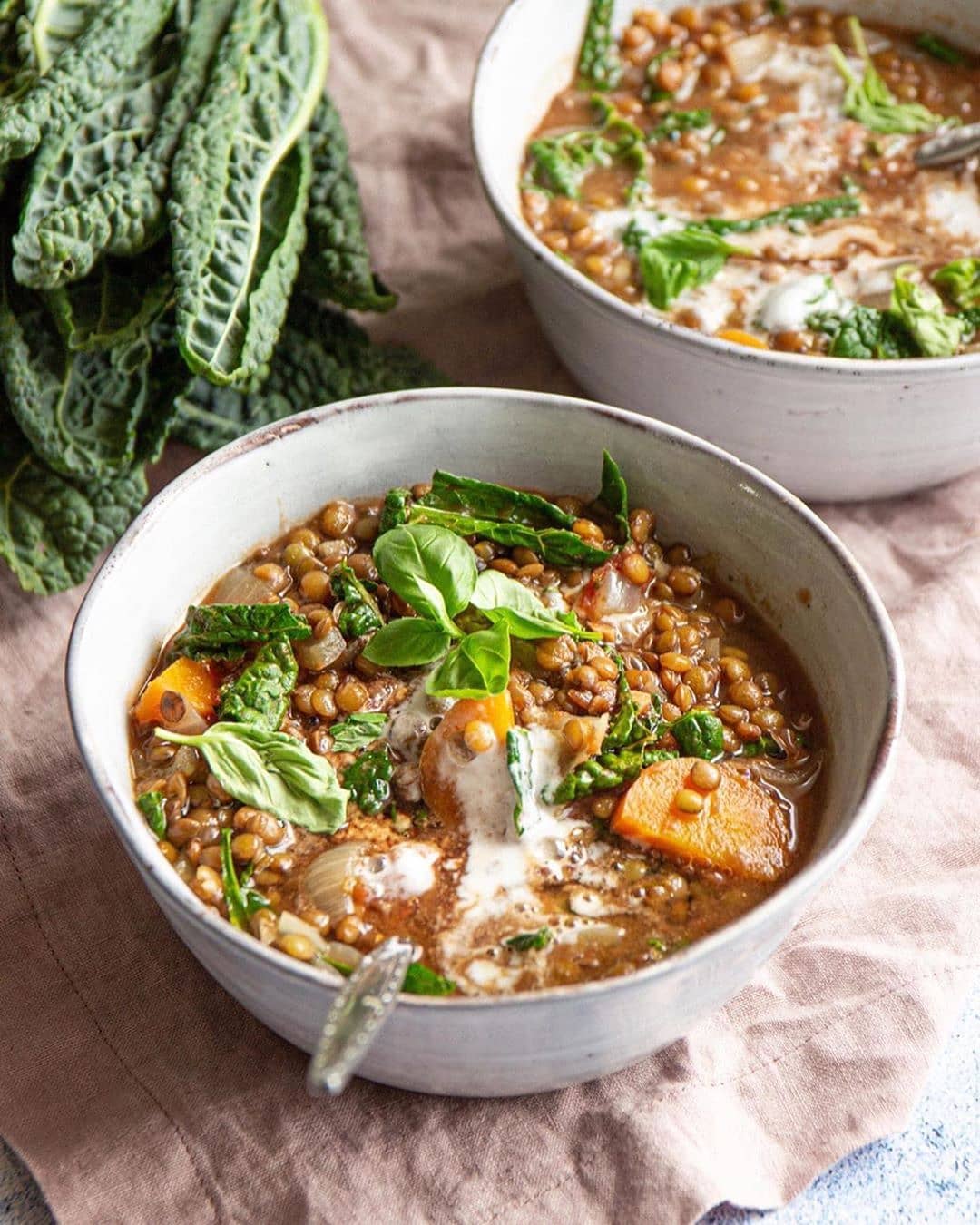 French Lentil and Kale Stew