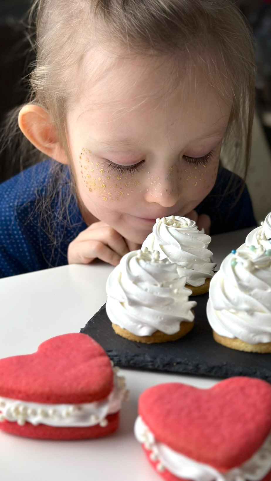 Meringue Topped Shortbread Cookies