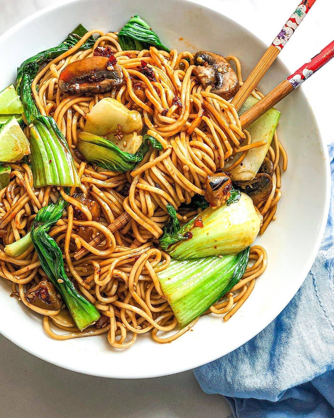 20 Min Spicy Sesame Noodles