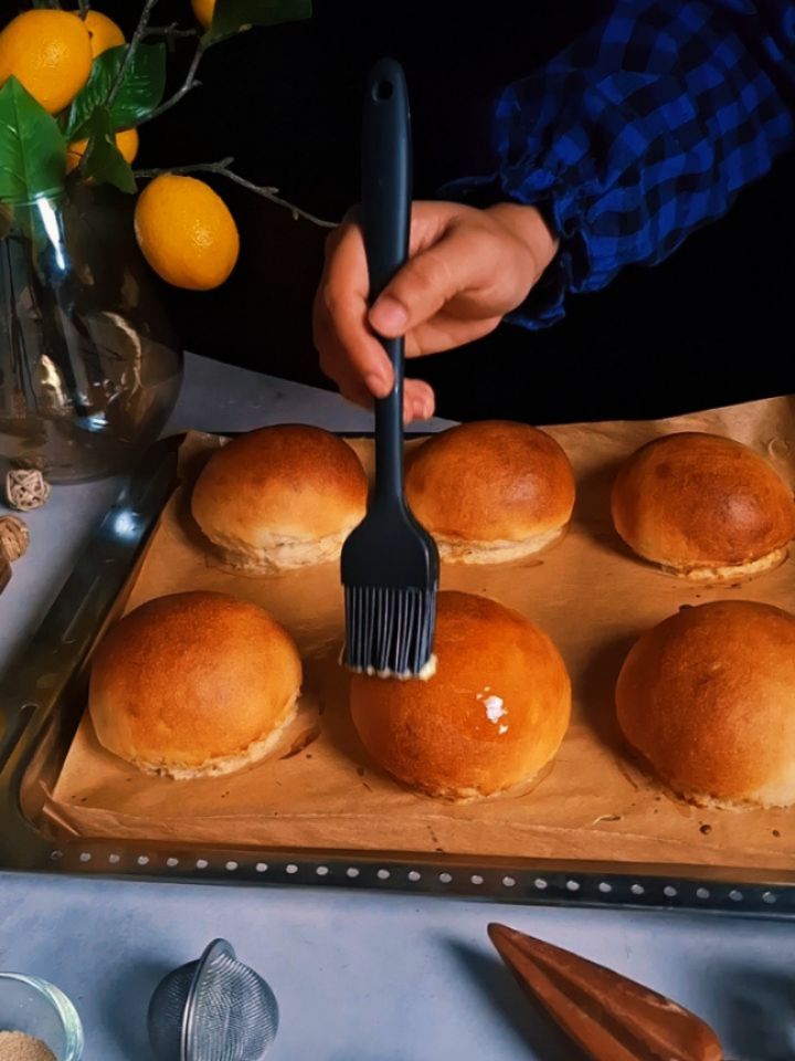 Soft and Fluffy Eggless Burger Buns