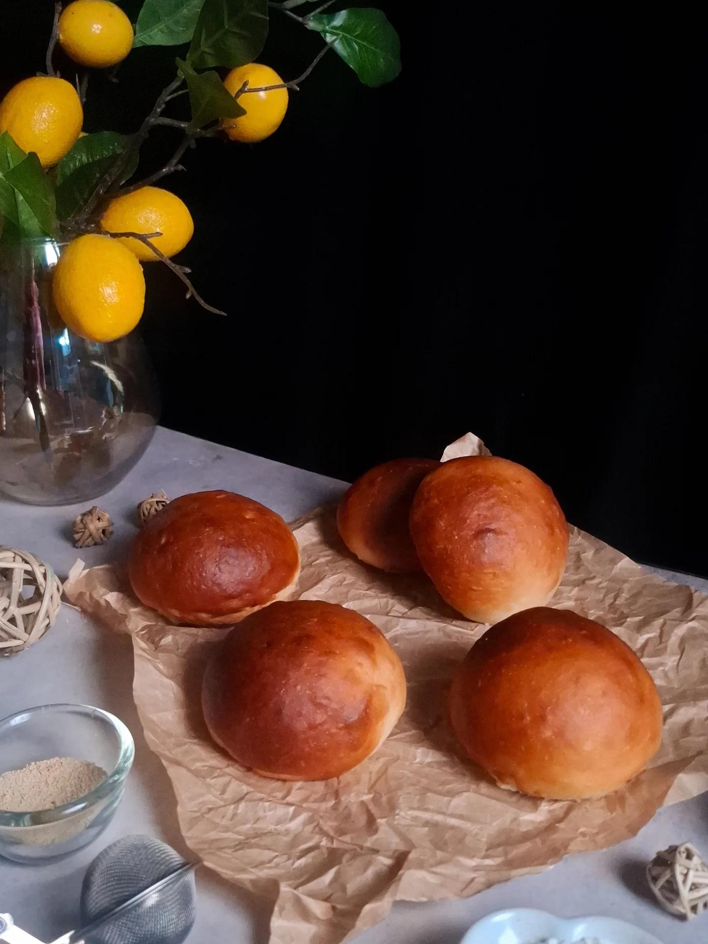 Soft and Fluffy Eggless Burger Buns