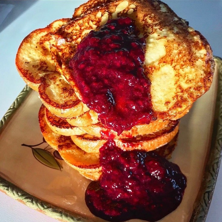 Vegan French Toast with Berry Compote