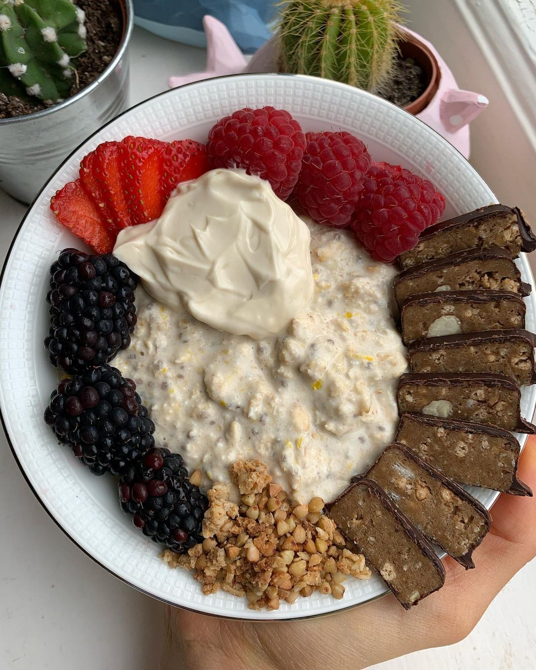 Vegan Lemon Cheesecake Overnight Oats