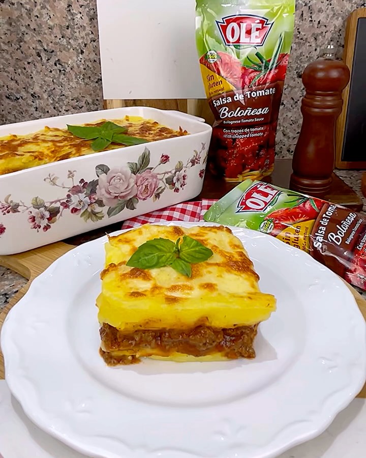 Mashed Potato Beef Casserole