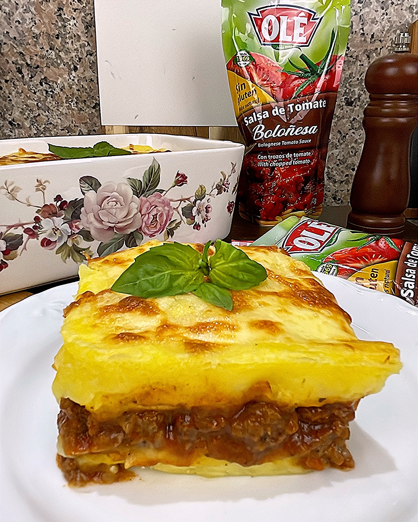 Mashed Potato Beef Casserole