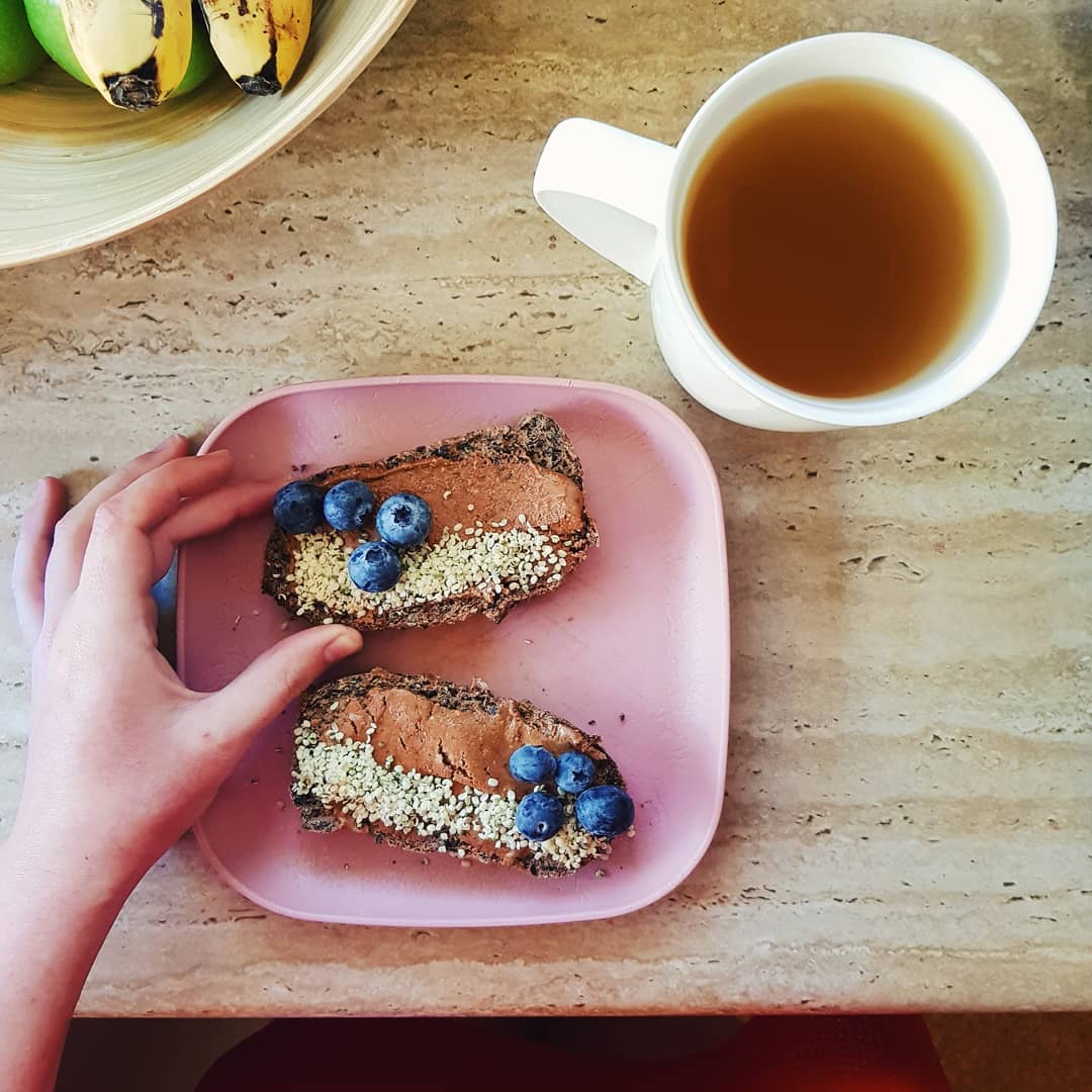 Homemade Hemp Seed Bread for Breakfast