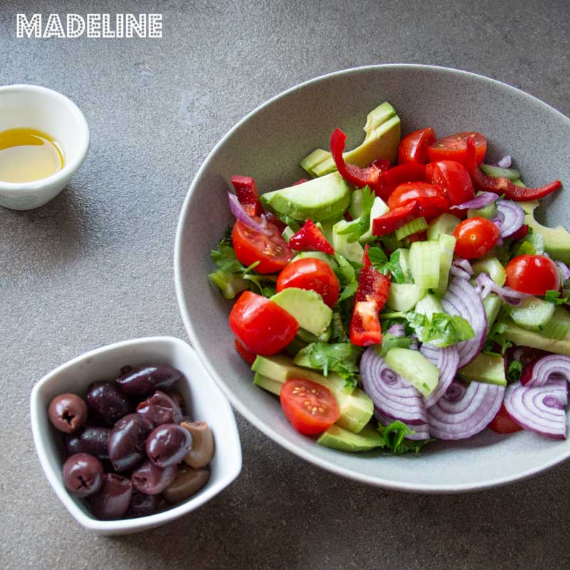 Halloumi and Avocado Salad