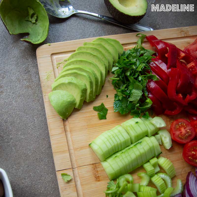 Halloumi and Avocado Salad