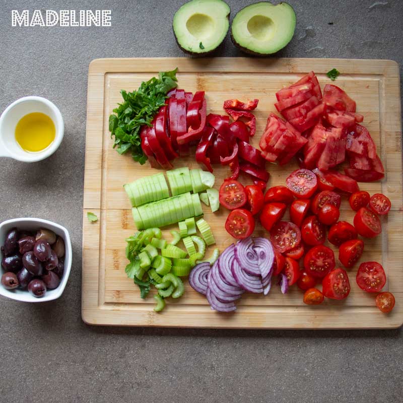 Halloumi and Avocado Salad