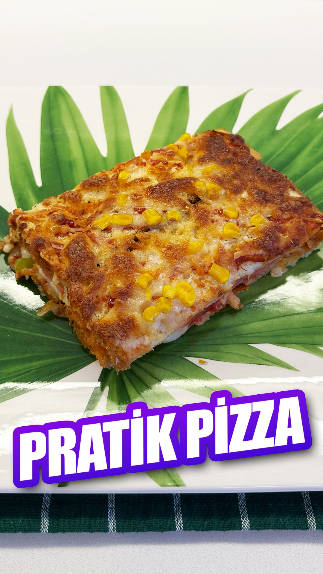 Quick Toast Bread Pizza