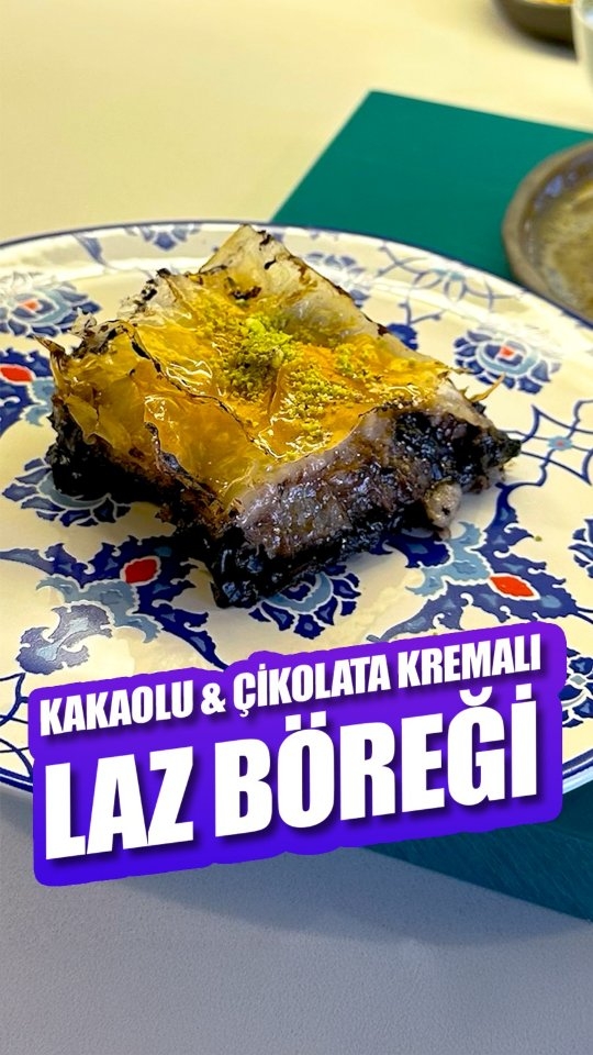 Chocolate and Cocoa Cream Laz Böreği