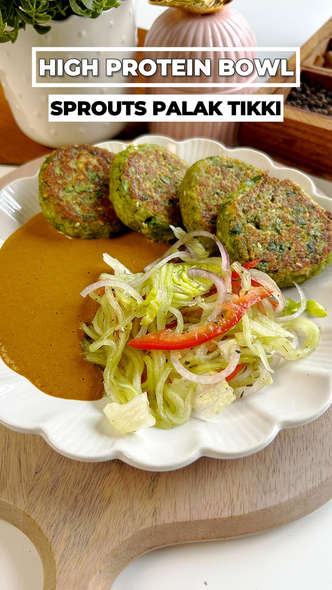 Sprouts Palak Tikki High Protein Bowl