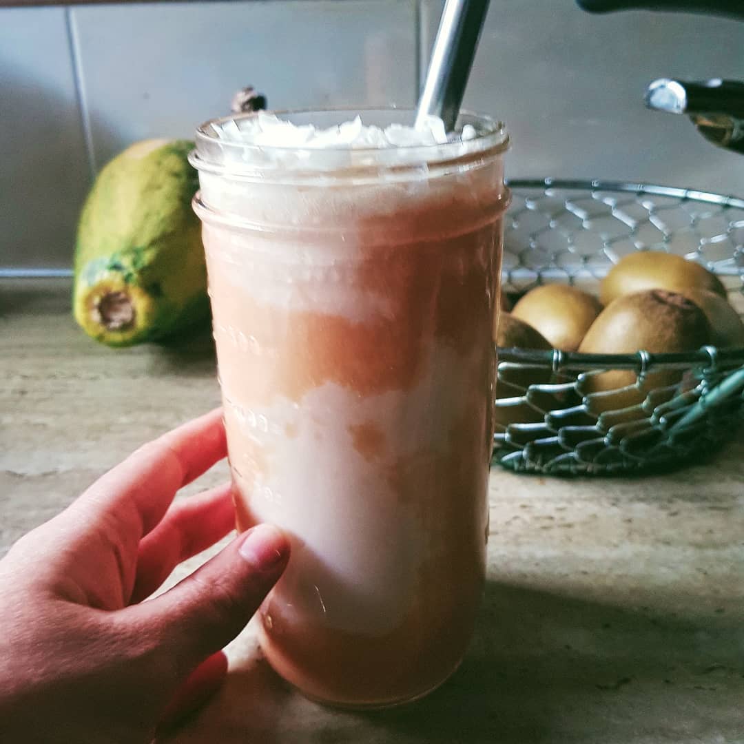 Papaya Coconut Lime Smoothie