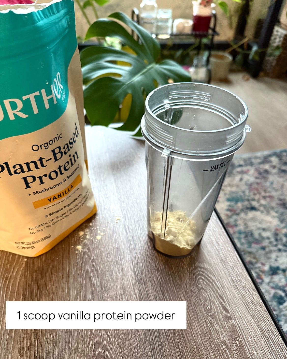 Blueberry Protein Post-Run Smoothie