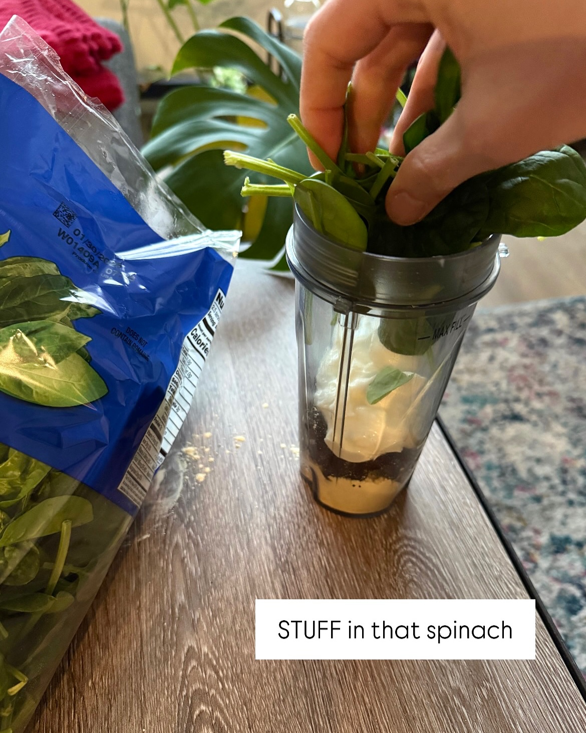 Blueberry Protein Post-Run Smoothie