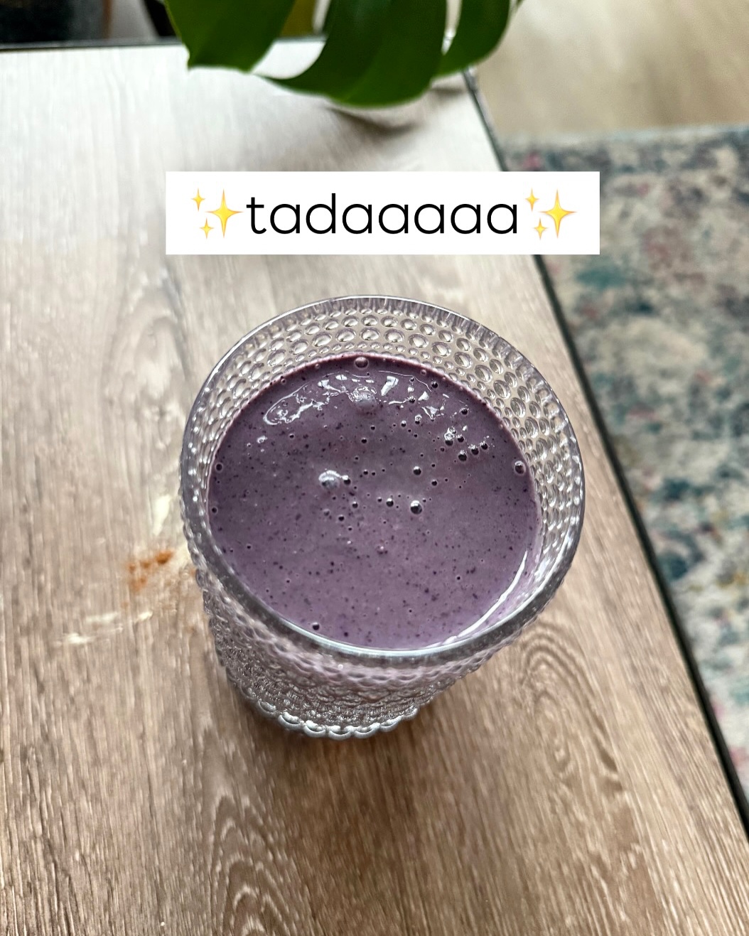 Blueberry Protein Post-Run Smoothie