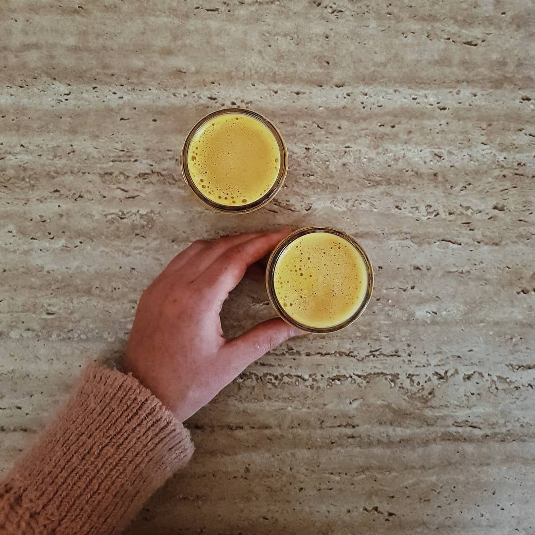 Simple Immune Boosting Wellness Shot with Turmeric