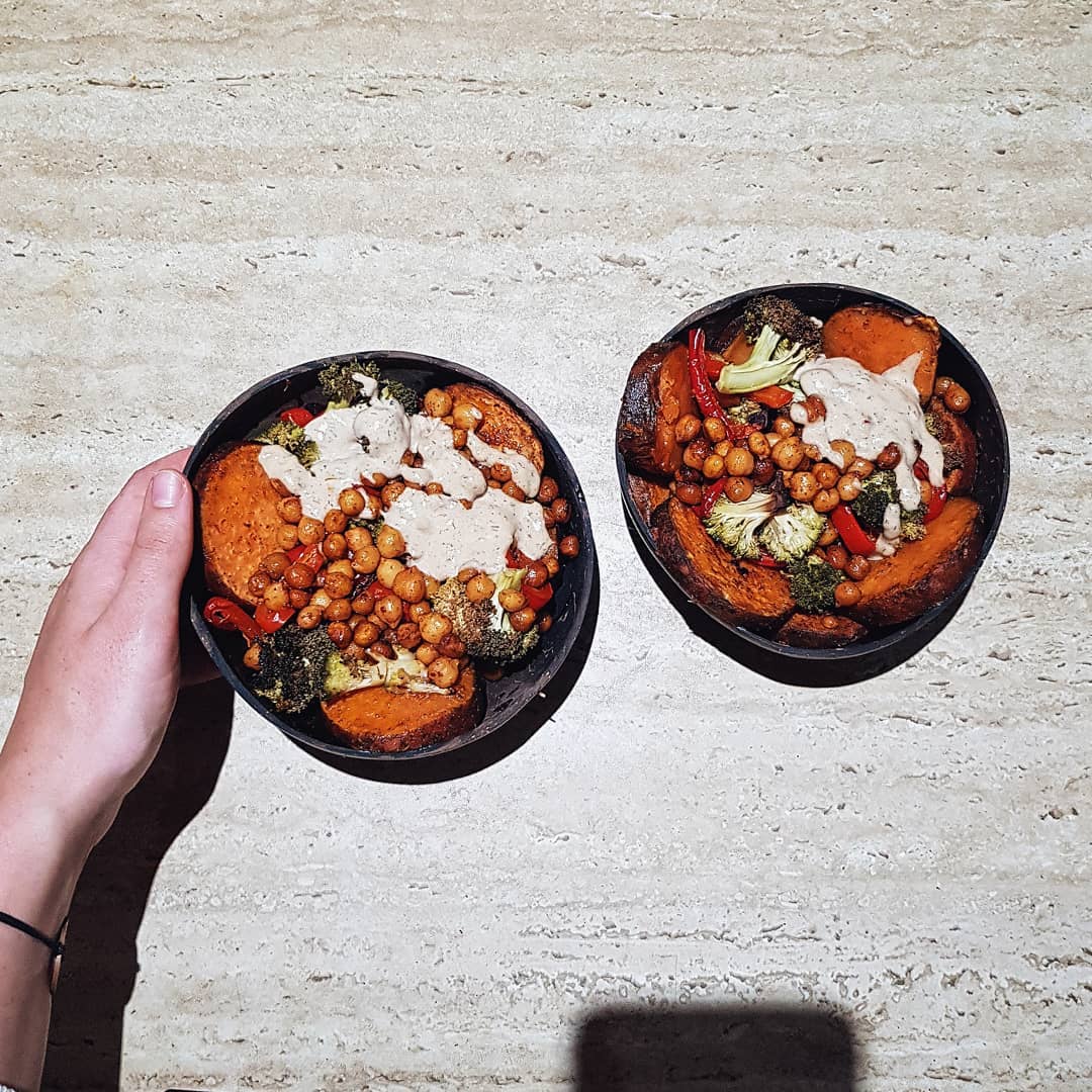 Immunity Boosting Sweet Potato Chickpea Salad