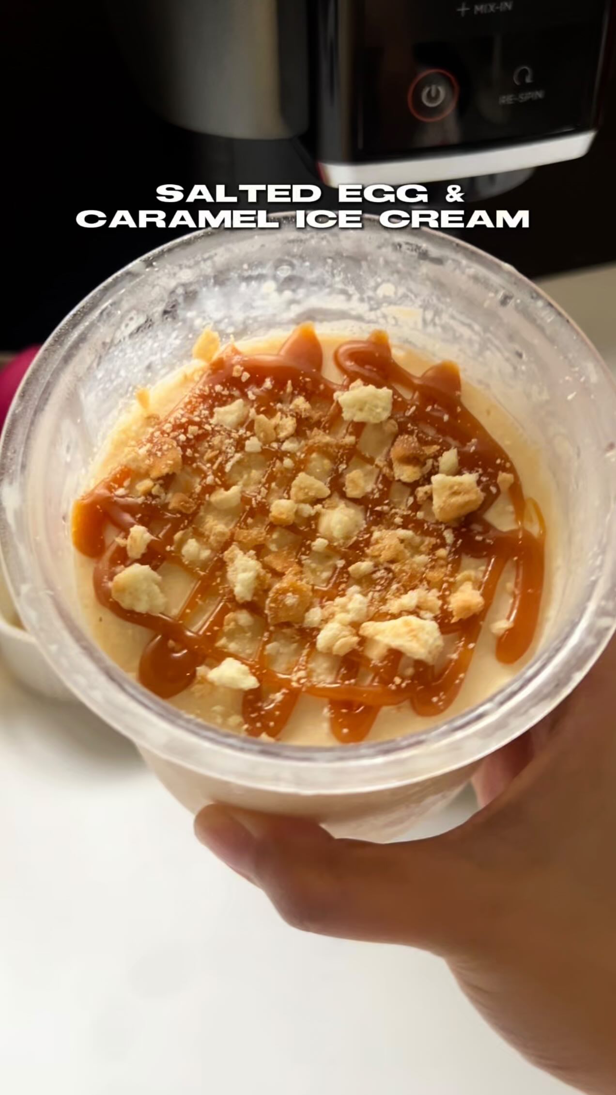 Salted Egg Caramel Ice Cream