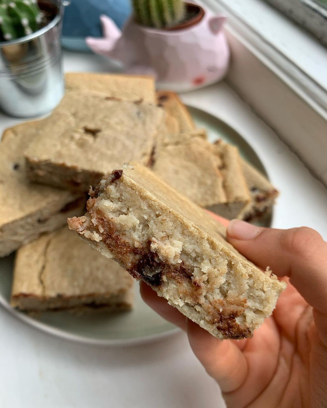 Vegan Chocolate Banana Tahini Cake