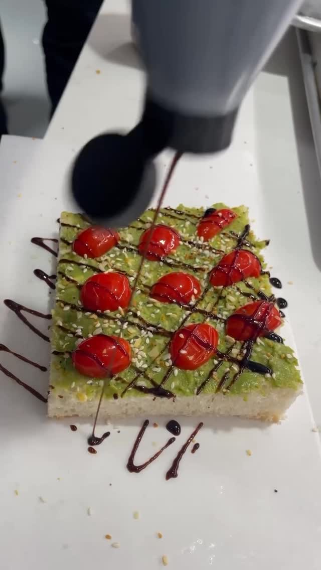 Avocado Toast with Tomatoes and Balsamic