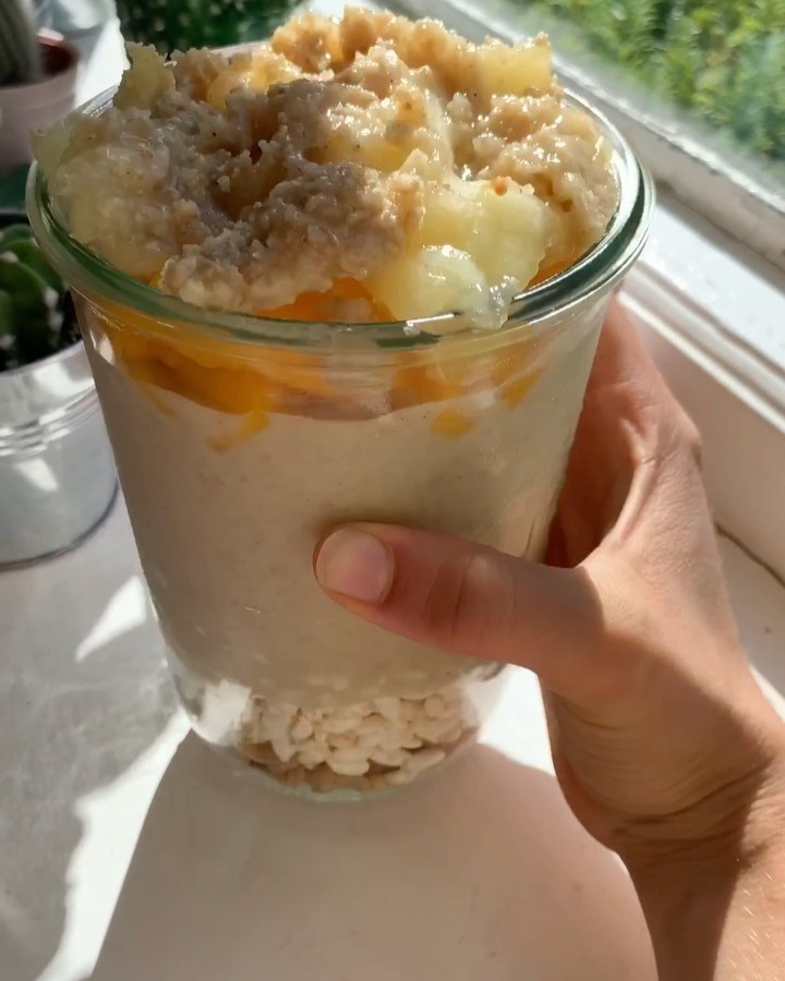 Freaky Apple Crumble Nice Cream Jar