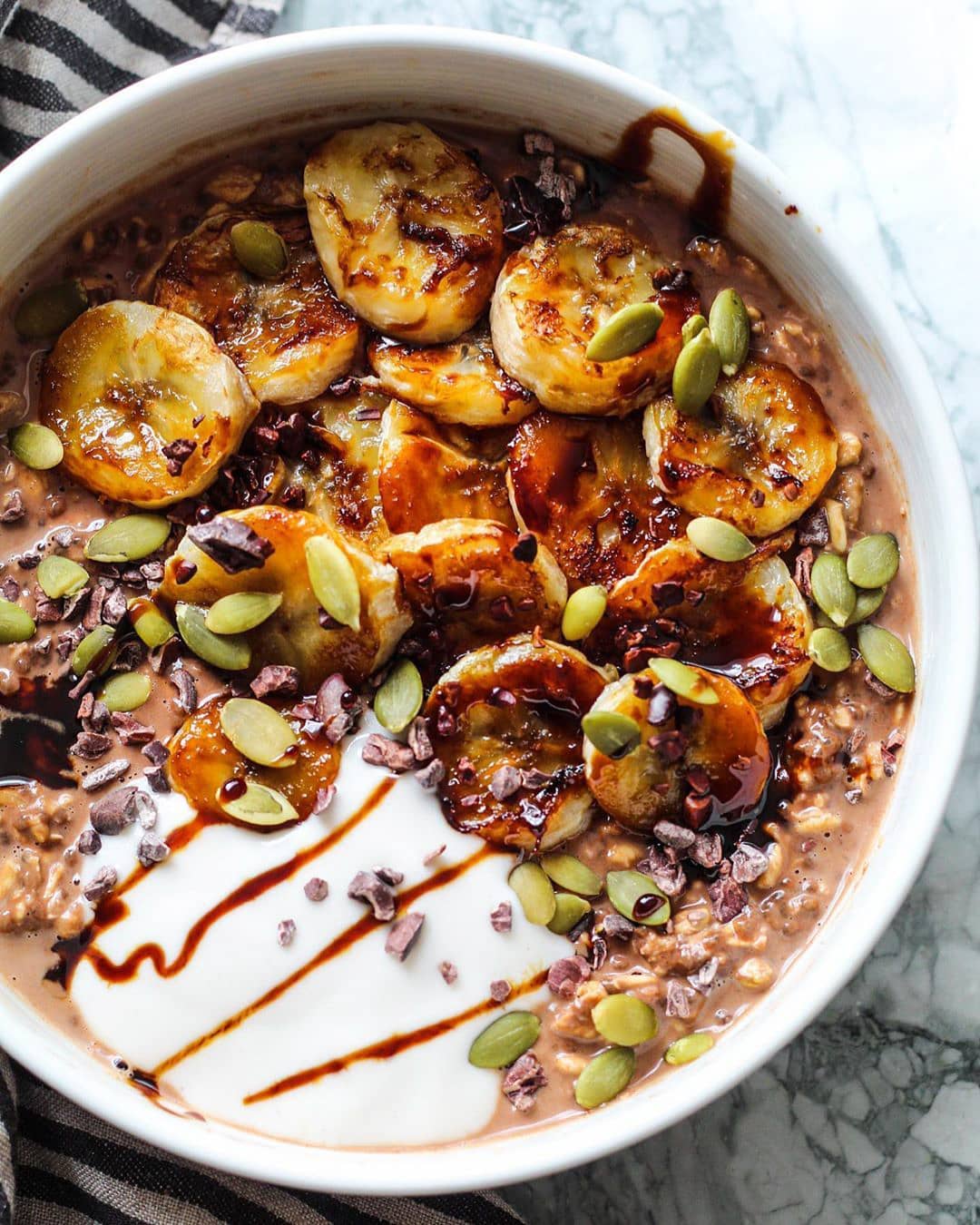 Chocolate Peanut Butter Overnight Oats