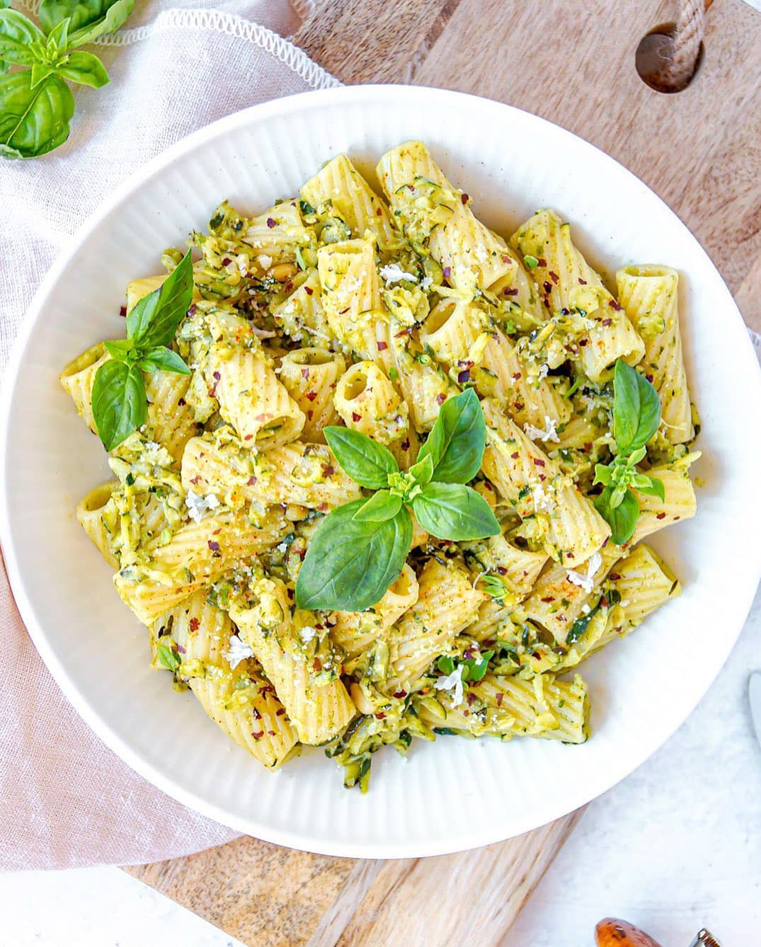 Zucchini and Lemon Pasta Delight