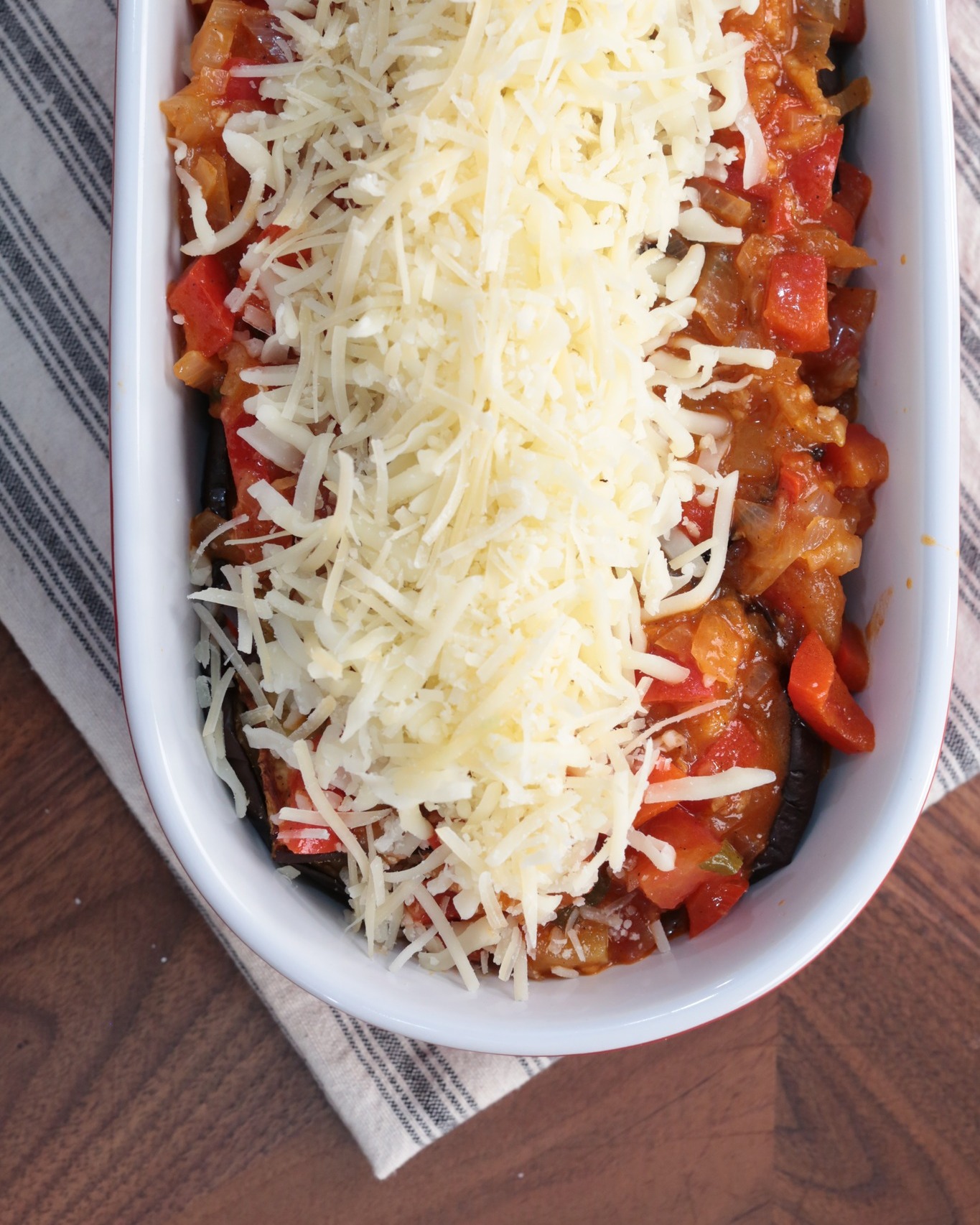 Eggplant Casserole with Cheese